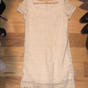 Staring at Stars (urban outfitters) cream dress